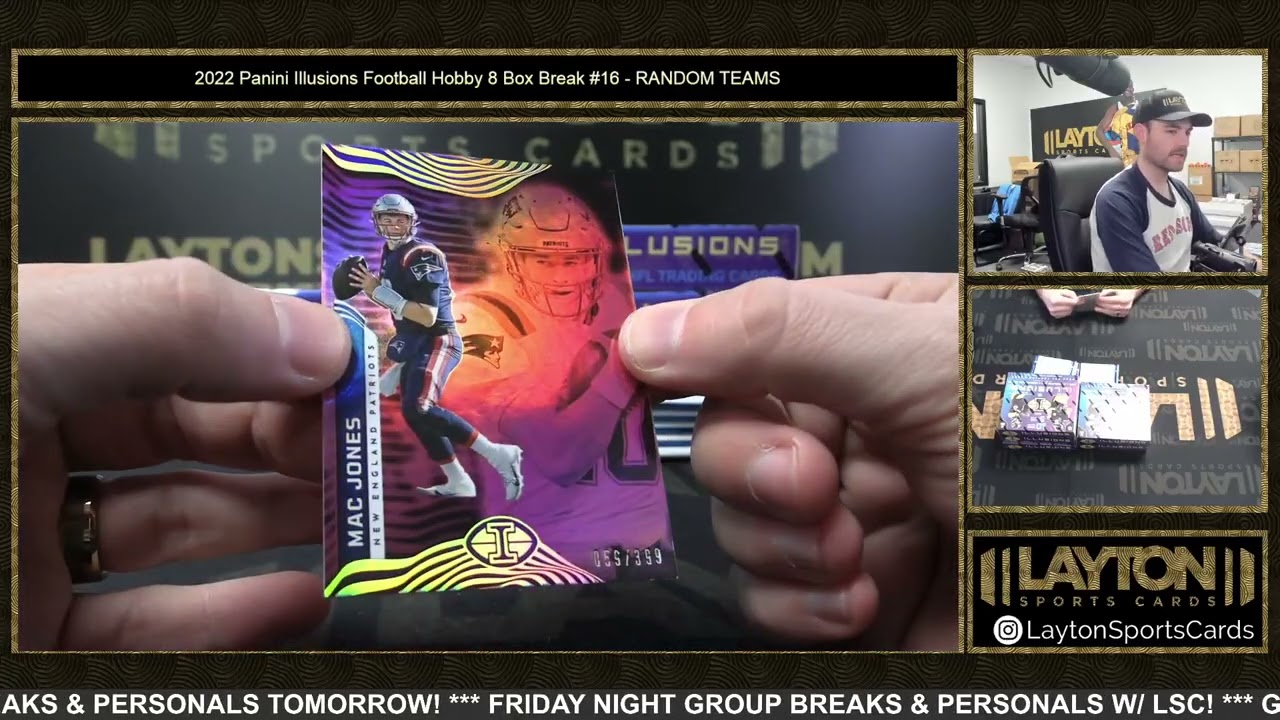 2022 Panini Illusions Football Hobby 8 Box Break #16