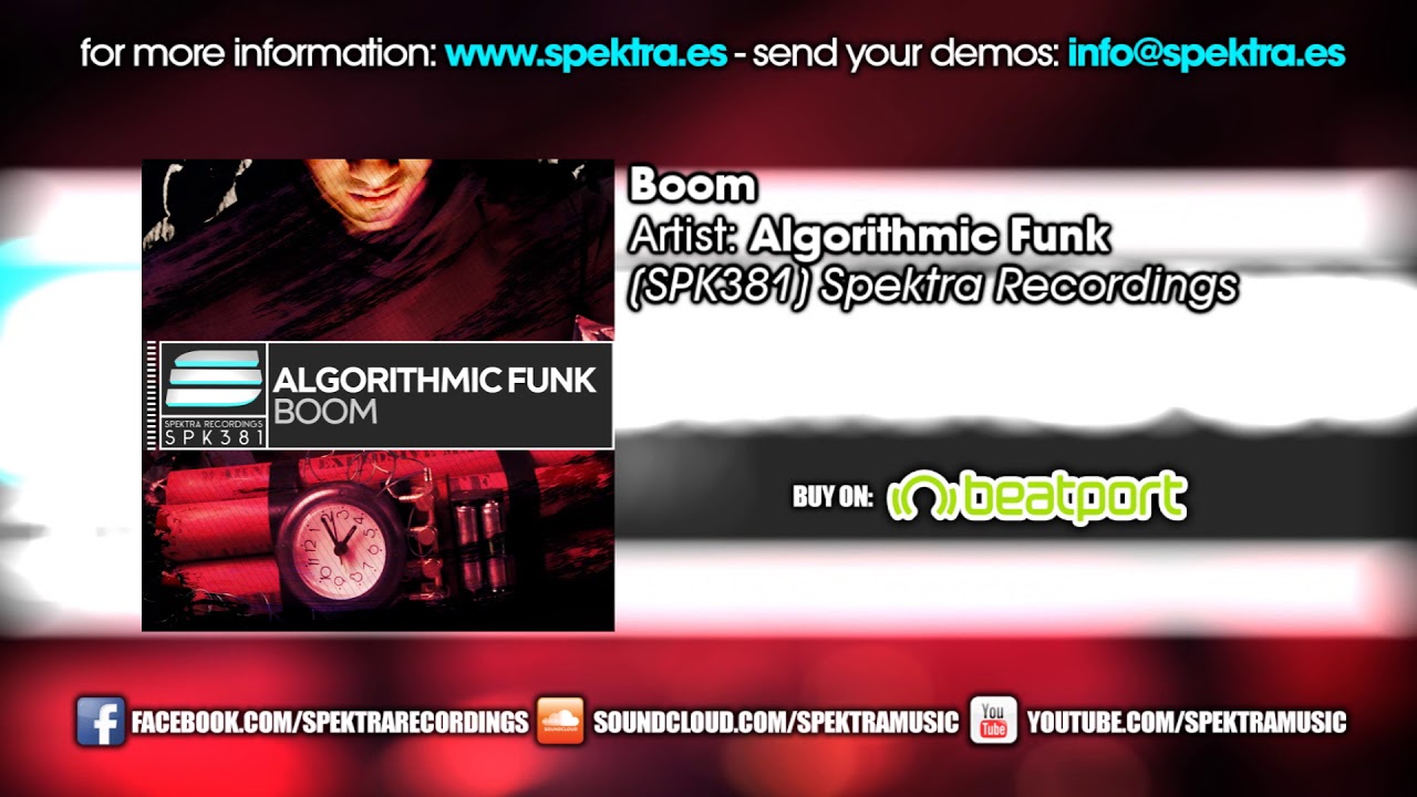 Watch Algorithmic Funk - Boom on YouTube Watch Algorithmic Funk - Boom on YouTube