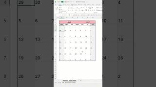 Learn how to create a dynamic calendar in Excel using Scribe! #scribe #excel #spreadsheet