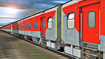 MUMBAI RAJDHANI EXPRESS TRAIN JOURNEY – TRAIN SIMULATOR || DEWANSH CHATURVEDI