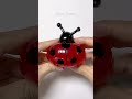🐞 무당벌레 말랑이 만들기 | Ladybug Squishy DIY with Nano Tape#실리콘테이프 #NanoTape #shorts