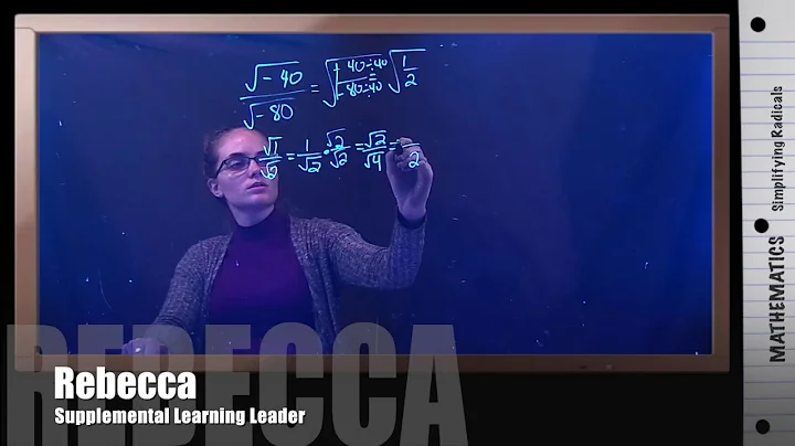 Simplifying Radicals & Imaginary Numbers