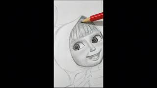 how to draw masha and the bear || Masha and the bear