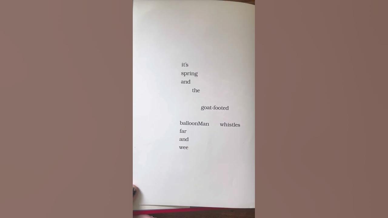 In Just Spring by e.e. cummings with paintings by Heidi Goennel YouTube