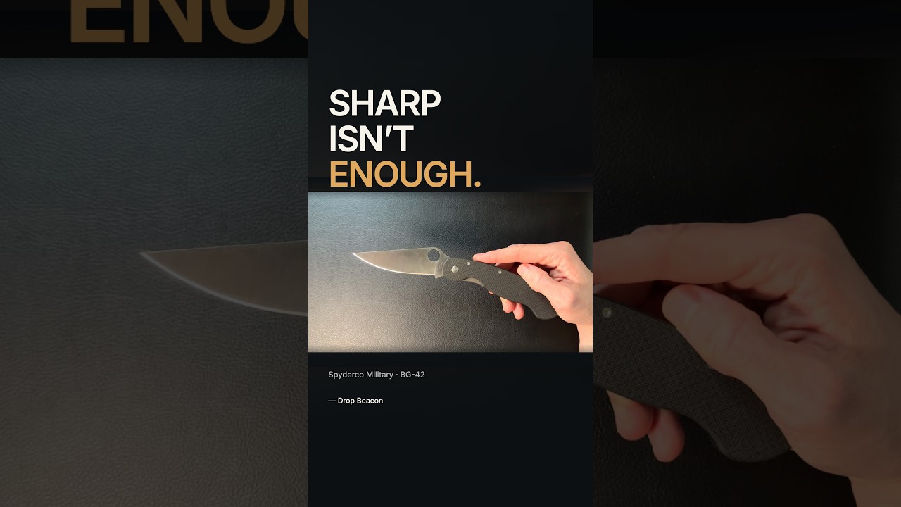 Why Good Knife Steel Gets Dropped