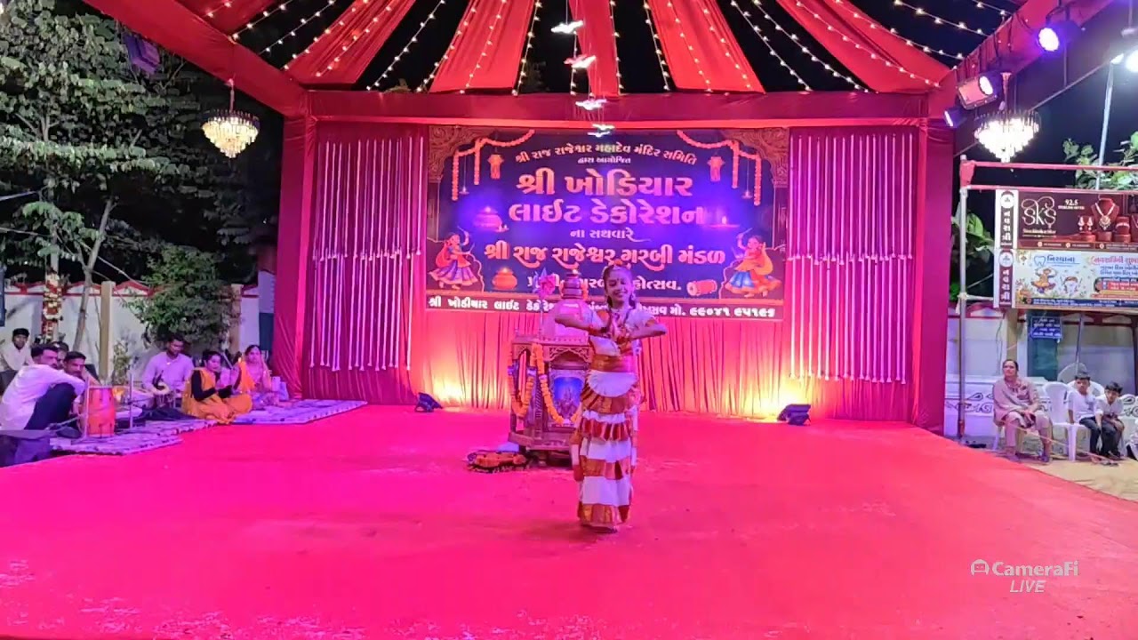 Raj Rajeshwar Garbi Mandal 's broadcast