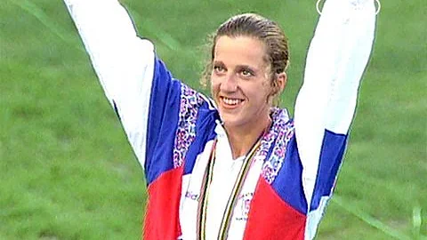 Sally Gunnell wins 400m Hurdles Gold - Barcelona 1...