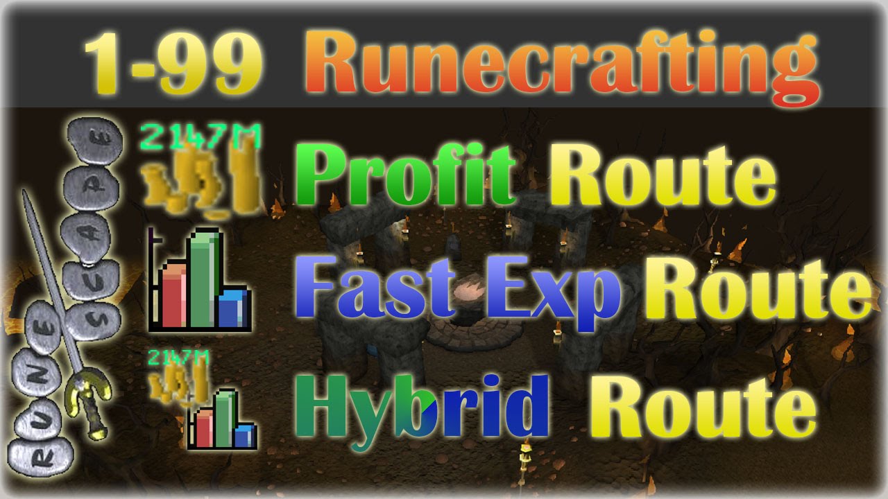 ultimate 1 99 runecrafting guide oldschool 2007 runescape best runescape chart