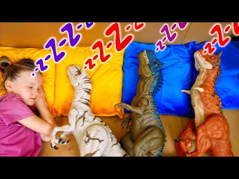 Sleepy Stephi Cares for Baby Dinosaurs 🦖💕 Baby Dino Stories for Kids