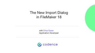 The New Import Dialog in FileMaker 18 Wealth