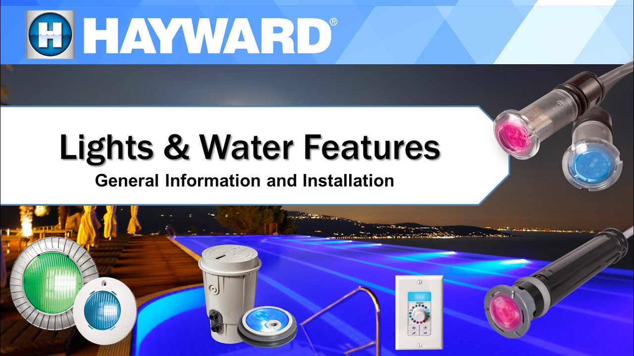 Hayward LED Lights and Water Features YouTube