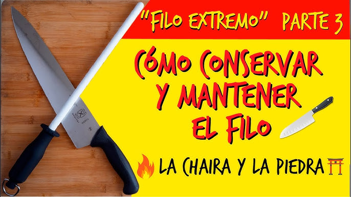 🔪 COMO AFILAR UN CUCHILLO con piedras de agua. Trucos de cocina - Chef  Elias Marin 