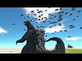 Who Can Defeat Swarm Bugs? 10 Wasps Nests vs All Kaijus - Animal Revolt Battle Simulator