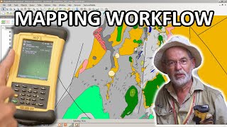 Geological Mapping Data Workflow