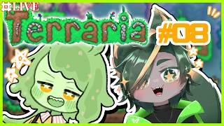 【08】人外二体でテラリアあそぶ！ ｗ/ぷにまるさん【#テラリア  #terraria  #どんどん丼  】