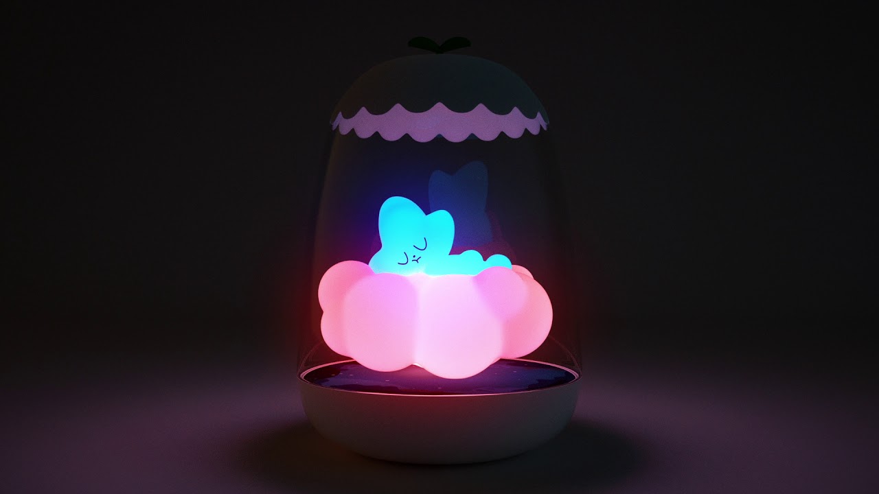 Cadeaux bébé veilleuse | Lampe Licorne Petit Akio | La Collection