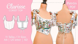 Самоучитель по шитью корсета + скачать выкройку корсета | Clarisse Corset