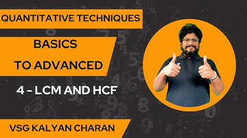 Basics to Advanced - Quantitative Techniques | LCM and HCF | Unacademy CLAT