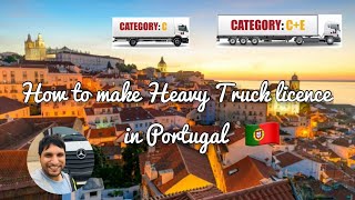 How to make Heavy Truck Driving Licence in Portugal #portugal #punjabi