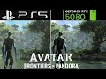 PS5 vs RTX 5080 PC | Graphic Comparison | Avatar frontiers of pandora