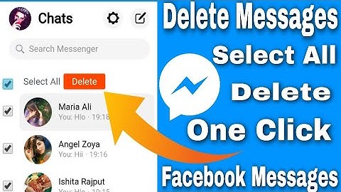 DELETE ALL FACEBOOK MESSAGES JUST ONE CLICK | FACEBOOK K SARE MESSAGES KAISE DELETE KARE 1 CLICK ME