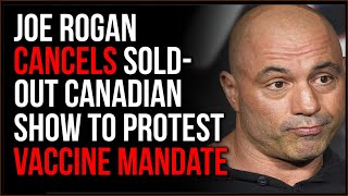 ⁣Rogan Cancels Sold-Out Show Over Vaccine Mandates