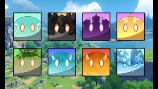 Genshin Impact | Slime Attacks and Animations