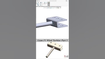 Solidworks Tutorial - Liam F1 Wind Turbine Part 5 - Sheet Metal and Weldments