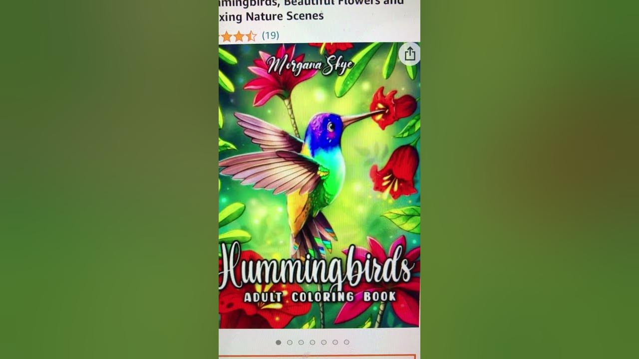 Hummingbirds Adult Coloring Book Lovely Hummingbird Designs with