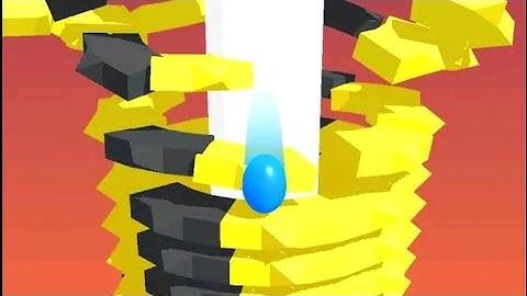 Stack Ball - Walkthrough Gameplay Part 4 (Android , iOS) All Level Gamplay