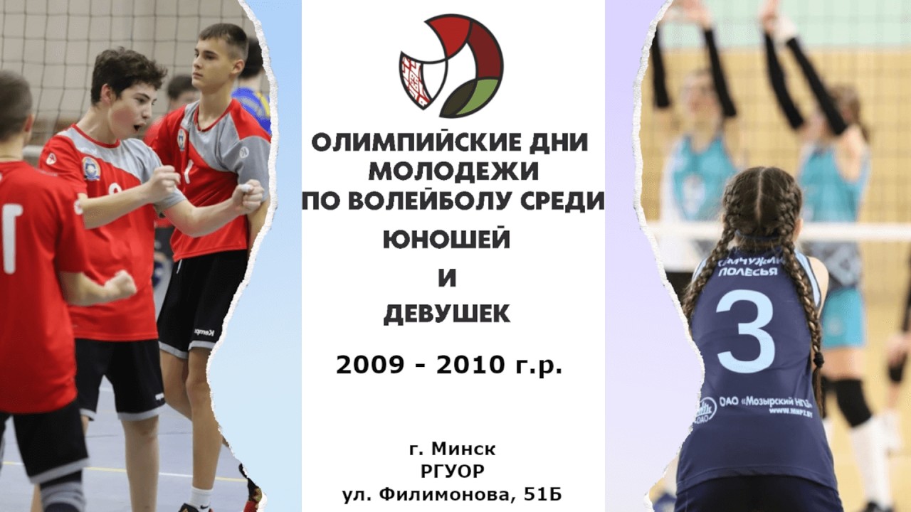 Волейбол. Олимпийские дни молодежи. Юноши. Минск - Витебская обл.