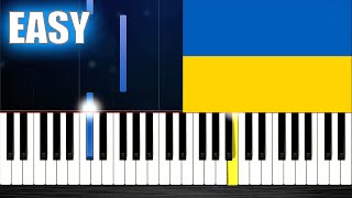 Ukraine National Anthem - EASY Piano Tutorial