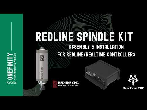 Onefinity Spindle Kit by Redline CNC | Redline/Realtime Controller Installation