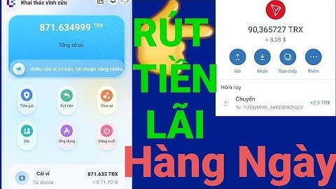 BONUS 700TRX, Kí Gửi, Đầu Tư TRX Rút Tiền Lãi Mỗi Ngày, Quá Ngon | Web Kiếm Tiền Online 4.0