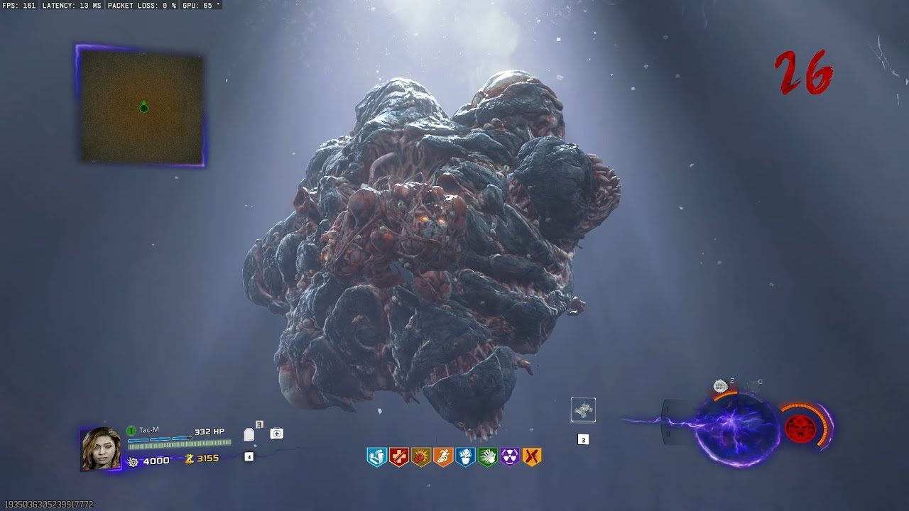 BO7: Ashes of the Damned SOLO BOSS FIGHT (NO GOBBLEGUMS)