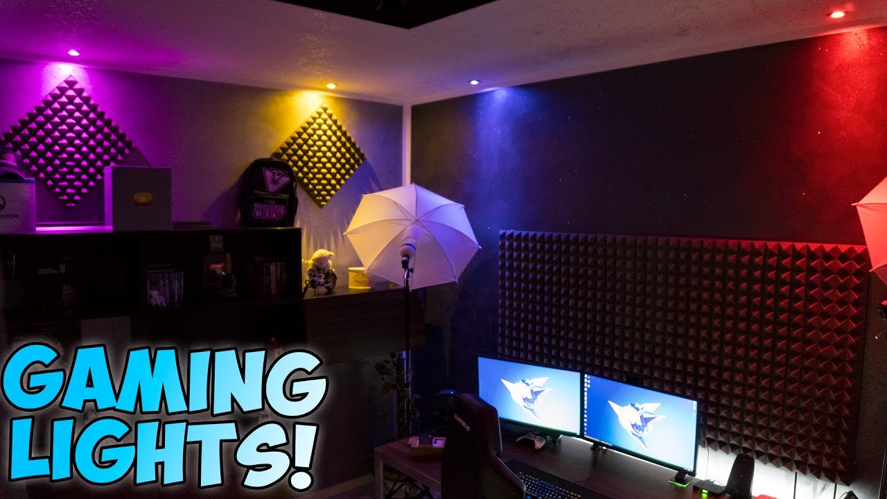 LE MIE LUCI DA GAMING/LAVORO - Philips HUE (Luci Wireless) - YouTube