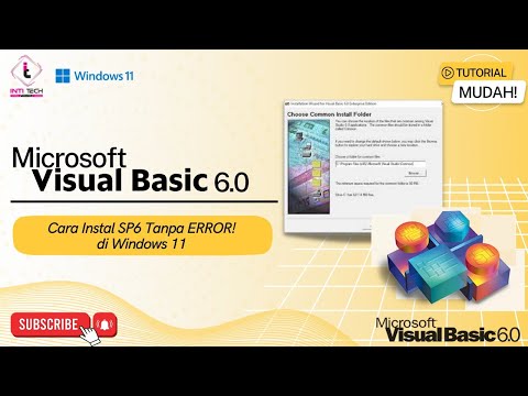 #install Ms. Visual Basic 6.0 (VB 6) di #windows11 , WORK IT!!