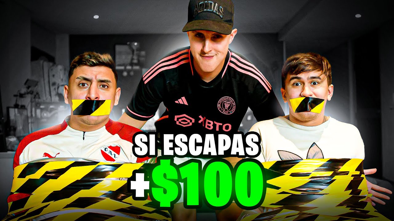 Te doy $100 si lográs escapar 💸