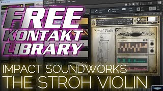 FREE KONTAKT LIBRARY | THE STROH VIOLIN screenshot 5