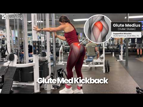 How to do a Glute Med Cable Kickback (Demo video with voiceover)