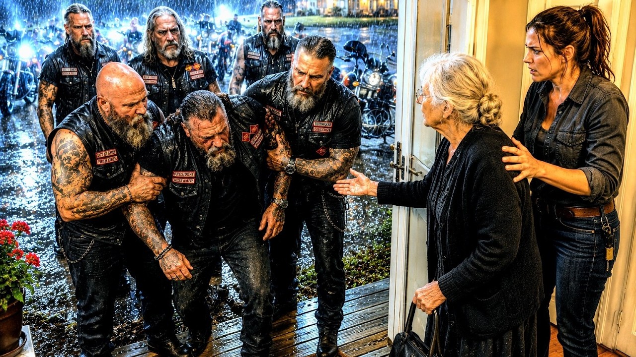 Elderly Widow Shelters a Sick Biker During a Storm — What He Revealed at Dawn Stunned Her Daughter