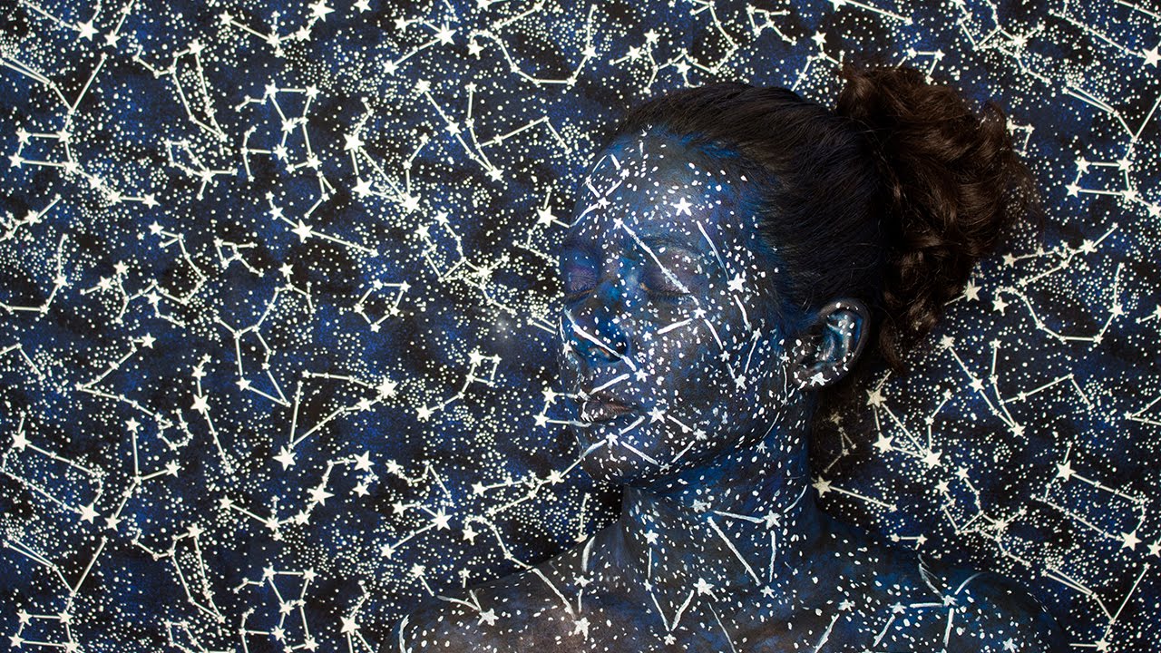 Starry Night Body Paint Timelapse Transformation