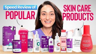 Speed review of popular skin care products | ordinary, derma co, wish care, novology, dot &key