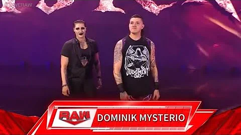 Dominik Mysterio with Rhea Ripley Entrance | WWE RAW September 12, 2022 9/12/22