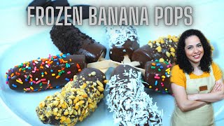 Chocolate covered banana pops | CHOCO BANANA recipe