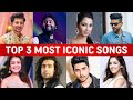 Top 3 most iconic songs by each singer  adv creations