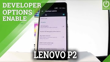 LENOVO P2 DEVELOPER OPTIONS / OEM Unlock / USB Debugging