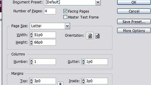Create a New Blank Document in InDesign CS3
