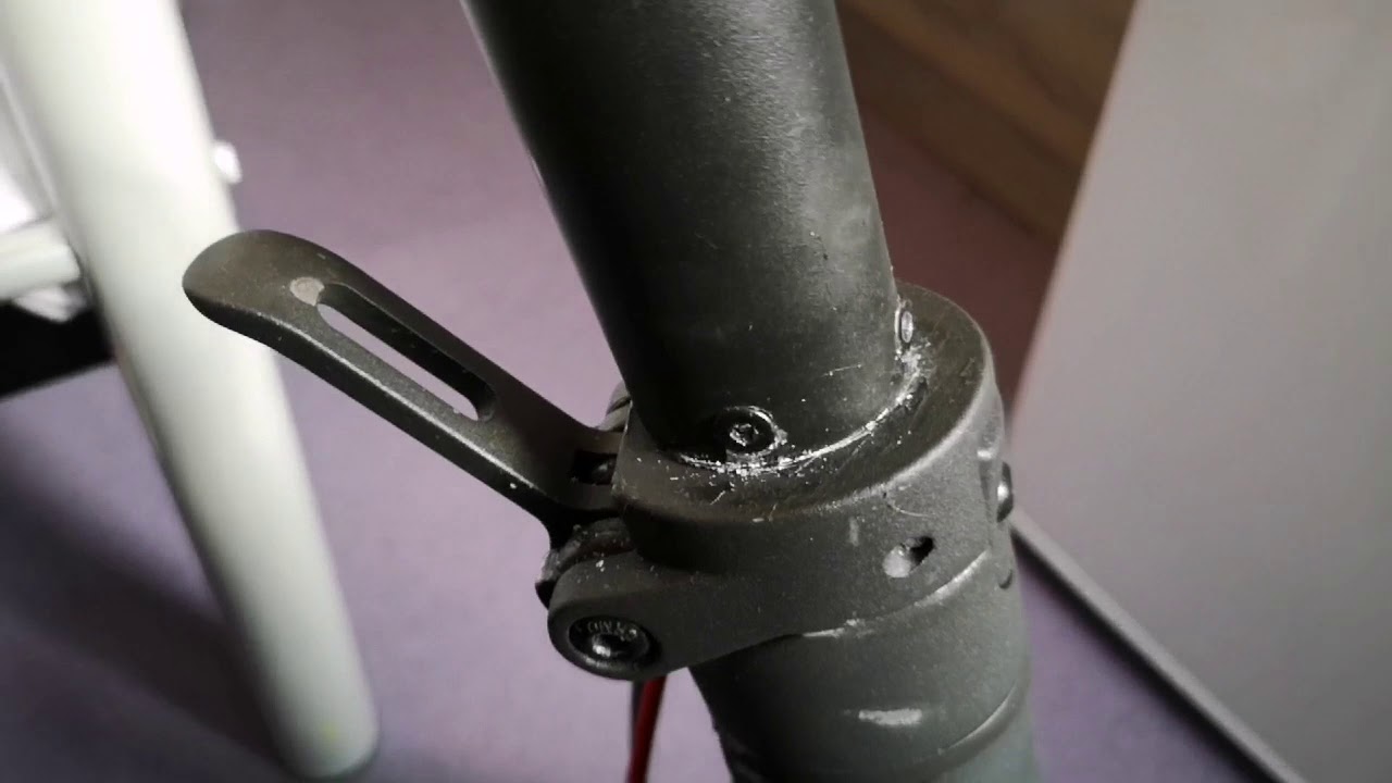 How to fix back lash of steering pipe in escooter Xiaomi 365. YouTube