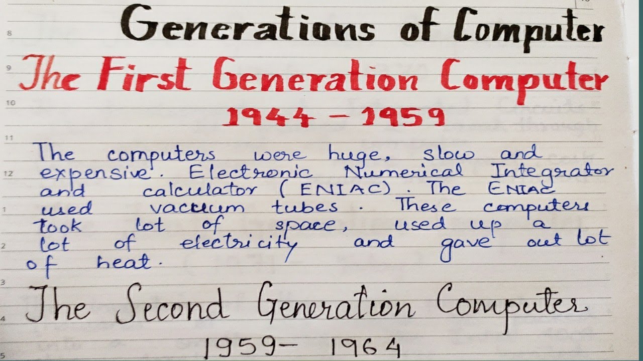 essay on fifth generation of computer
